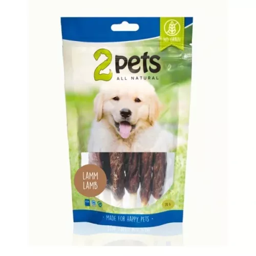 2pets Tuggpinne med lamm 6-pack - 70 g