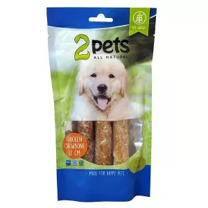 2pets Tuggrulle med kycklingfilé 3-pack - 140 g