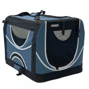 4Dogs Canvasbur Stålblå