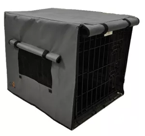 Buröverdrag grått för Stålburar - 56 cm