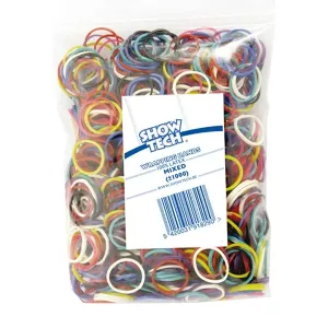 Show Tech Latexsnoddar Mix large - För pälspapper, top knots mm