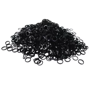 Show Tech Latexsnoddar Svart medium - Top knot bands