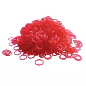 Show Tech Latexsnoddar Rosa medium - Top knot bands