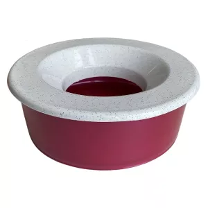 Akita Vattenskål non-spill 800 ml - vinröd
