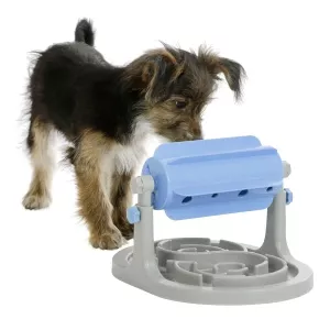 Aktivitetsspel med slow feeding-bricka