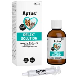 Aptus Relax Solution, lugnande kosttillskott för hund och katt. 30 ml.