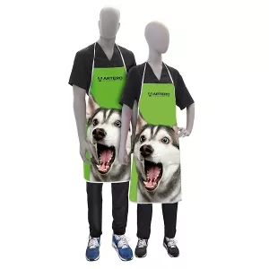 Artero Doggy förkläde med hundmotiv - grönt