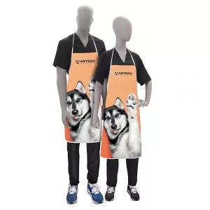 Artero Doggy förkläde med hundmotiv - orange