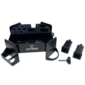 Artero Tool Cady hållare för trimverktyg och flaskor. Fästs på trimglage, svart plast.