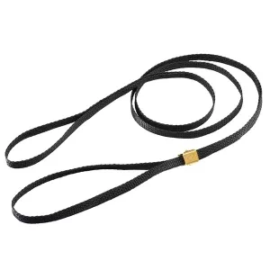 Artero utställningskoppel med halsögla - svart