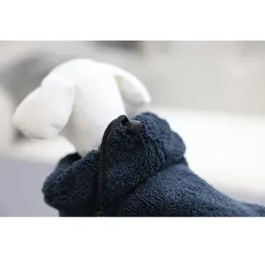 Badrock för hund. Hundbadrock i mörkblå, superabsorberande microfiber. Flera storlekar.