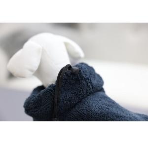 Badrock för hund. Hundbadrock i mörkblå, superabsorberande microfiber. Flera storlekar.
