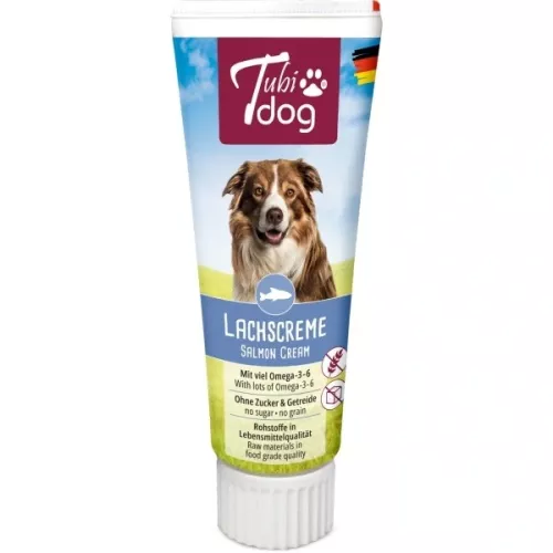 Tubidog Belöningsgodis på tub - Laxcreme delikatess