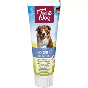 Tubidog Belöningsgodis på tub - Laxcreme delikatess