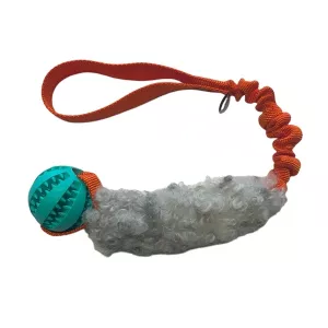 Bistos Hector med fårskinn och boll - orange