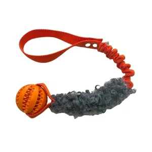 Bistos Hector med fårskinn och boll - orange