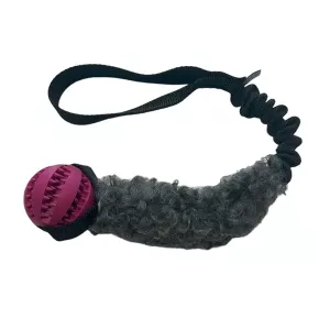 Bistos Hector med fårskinn och boll - svart