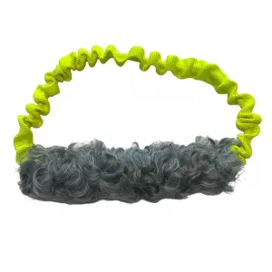 Bistos Ica fårskinnsleksak med expanderring - neongul