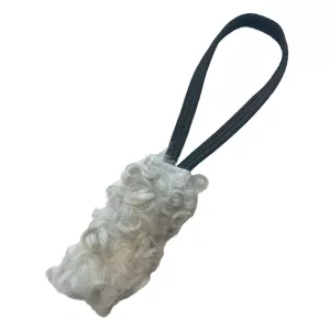 Bistos Igloo med fårskinn - svart