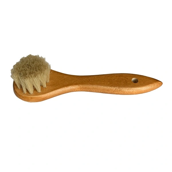 Rengöringsborste för skär, klippmaskiner och saxar - trähandtag