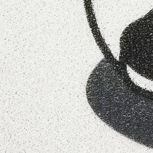 Badkarsmatta Husky halkfri bottenmatta med hundmotiv 120x60 cm