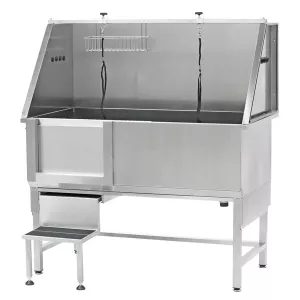 PRO 231 Hundbadkar rostfritt stål - skjutdörr vänster