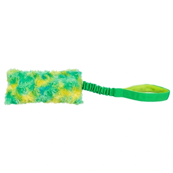 Trixie Bungee Fun Dummy med gummiband limegrön/gul - hundleksak