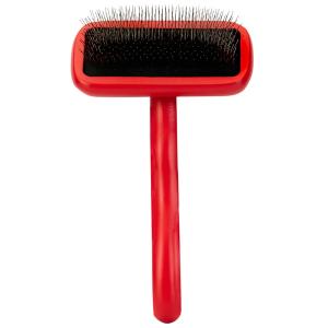 Chris Christensen Kärben II hundkarda Small, röd med extra bra grepp.