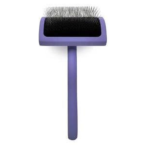 Chris Christensen Kärben Lavender karda i hög kvalitet för hund och katt. 17 mm långa stift. Medium, böjd.
