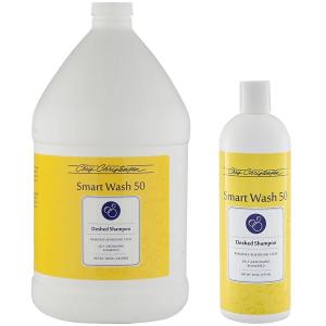 Chris Christensen Smart Wash 50 De-shed schampo för hund och katt. Underlättar fällning.