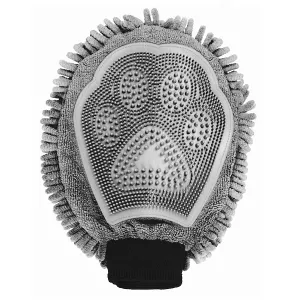 Dirty Dog Groominghandske - grå