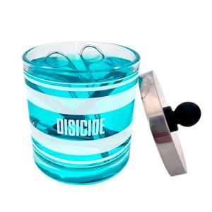 Disicide glasbehållare för desinfektion av skär och mindre verktyg. Rymmer 170 ml.