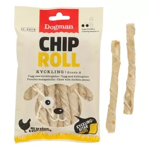 Dogman Chicken Chip Rolls tuggpinnar 10-pack - 80 g