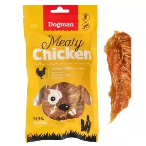 Dogman Meaty Chicken fillets belöningsgodis - 80 g