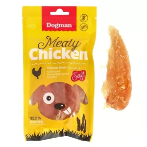 Dogman Meaty Chicken Soft fillets belöningsgodis - 80 g