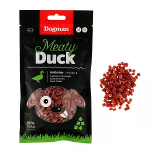 Dogman Meaty kuber av anka belöningsgodis - 80 g