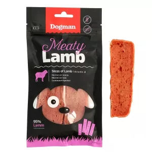 Dogman Meaty Slices of lamb belöningsgodis - 80 g