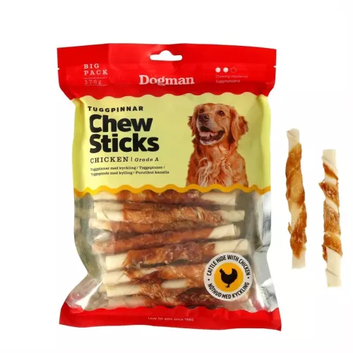 Dogman Tuggpinnar med kyckling 30-pack - 375 g