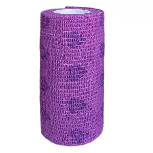 VP-Flex Elastiskt självhäftande bandage med bittersmak 10 cm - lila