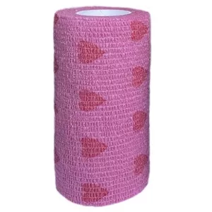 VP-Flex Elastiskt självhäftande bandage med bittersmak 10 cm - rosa