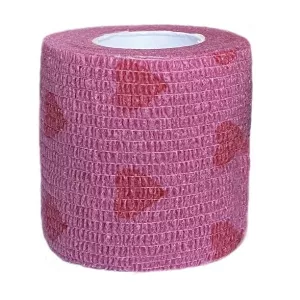 VP-Flex Elastiskt självhäftande bandage med bittersmak 5 cm - rosa