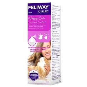 Feliway Classic spray för katt. Ökar kattens välbefinnande på naturligt vis med feromoner. 60 ml.