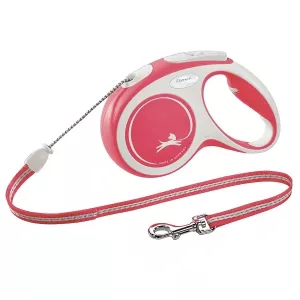 Flexikoppel New Comfort MEDIUM med lina 5 m - röd