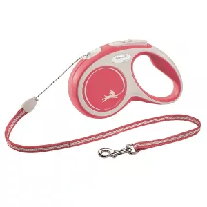 Flexikoppel New Comfort SMALL med lina 5 m - röd