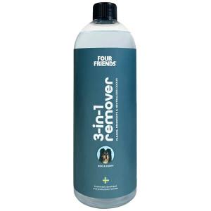 FourFriends 3-in-1-remover Hund Rengöringsspray och luktborttagare. Miljövänlig och svensktillverkad. Refill 1 liter.