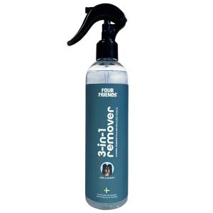 FourFriends 3-in-1-remover Hund Rengöringsspray och luktborttagare. Miljövänlig och svensktillverkad. 300 ml.