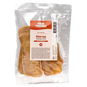 FourFriends Natural Chews Hästchips av råhud, naturligt tugg för hundar. Ursprung EU. 100 gram.