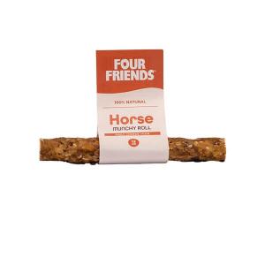 FourFriends Natural Chews Munchy Roll Tuggben med råhud från häst. 12 cm.
