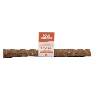 FourFriends Natural Chews Munchy Roll Tuggben med råhud från häst. 25 cm.