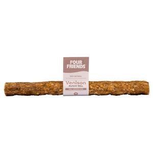 FourFriends Natural Chews Munchy Roll Tuggben med råhud från hjort. 25 cm.